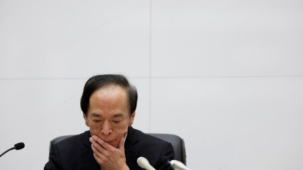 Bank of Japan Governor Kazuo Ueda attends a press conference after their policy meeting at BOJ headquarters in Tokyo, Japan December 19, 2023.  REUTERS/Issei Kato