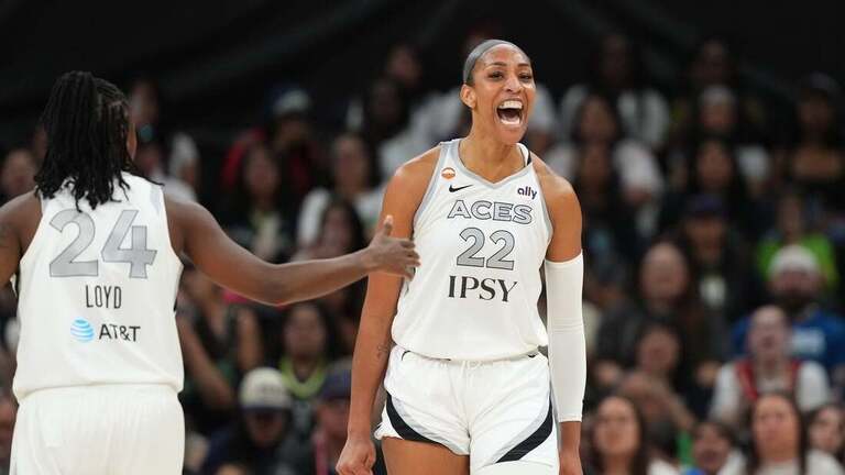 Aces star A'ja Wilson 'warmed up,' which may be bad news for Valkyries 