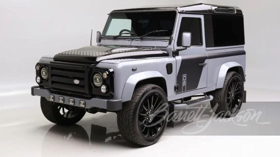This Ultra-Rare BMW-Powered Defender 90 Just Hit the Auction Block 
