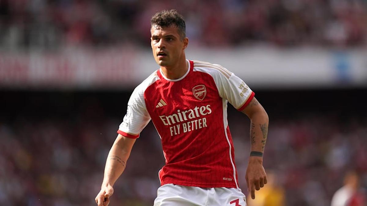  Granit Xhaka spent seven years with Arsenal. | IMAGO/PA Images 