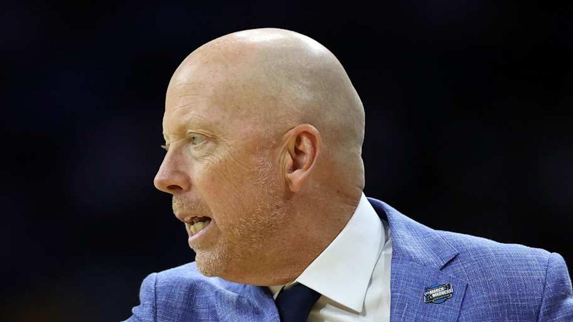  Mar 20, 2026; Philadelphia, PA, USA; UCLA Bruins head coach Mick Cronin reacts in the first half during a first round game of the men's 2026 NCAA Tournament at Xfinity Mobile Arena. Mandatory Credit: Bill Streicher-Imagn Images | Bill Streicher-Imagn Images 