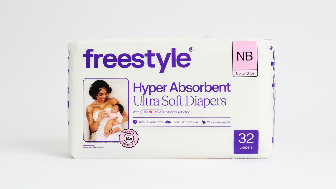 No Blowouts! This Chlorine-Free Diaper Actually Holds Everything In 