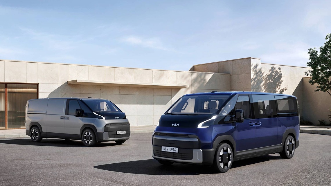 Kia's PV7 Electric Van Does 286 Miles and Lands In 2027. America Isn't on the List 