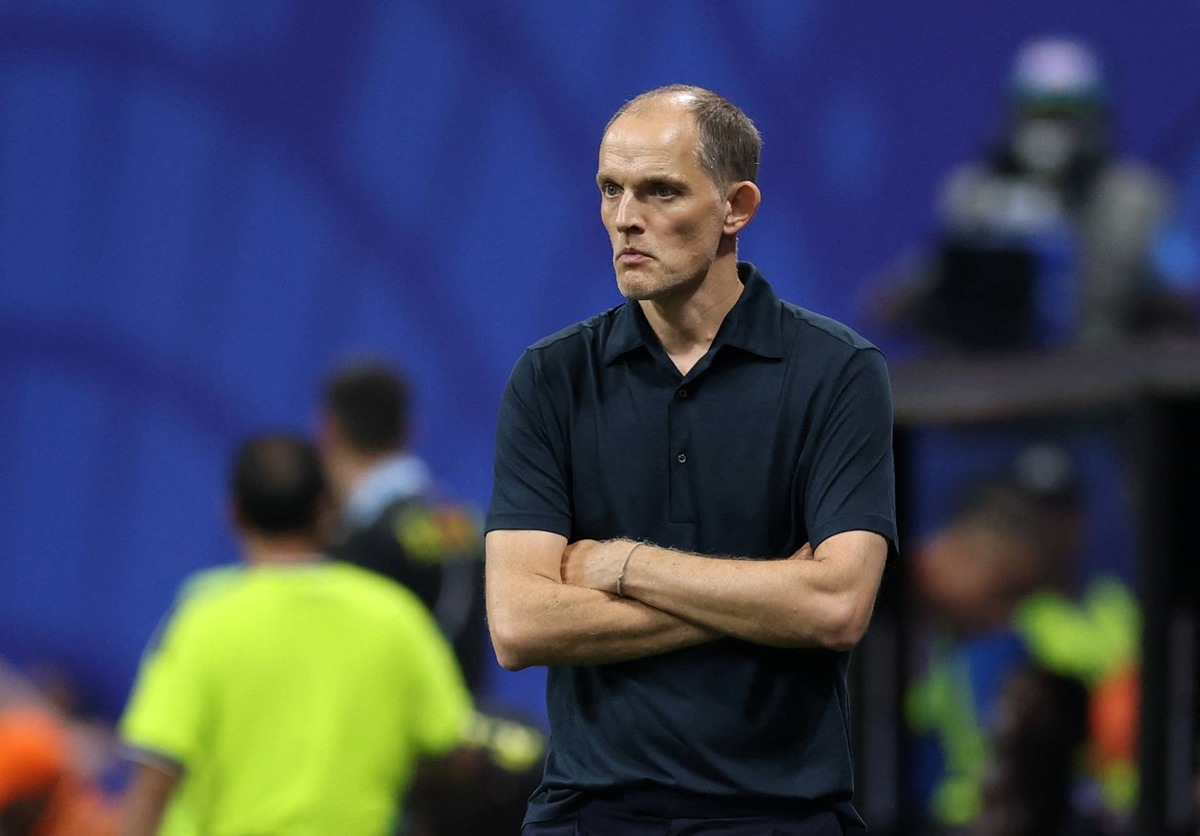 England manager Thomas Tuchel looks dejected. REUTERS/Paul Childs