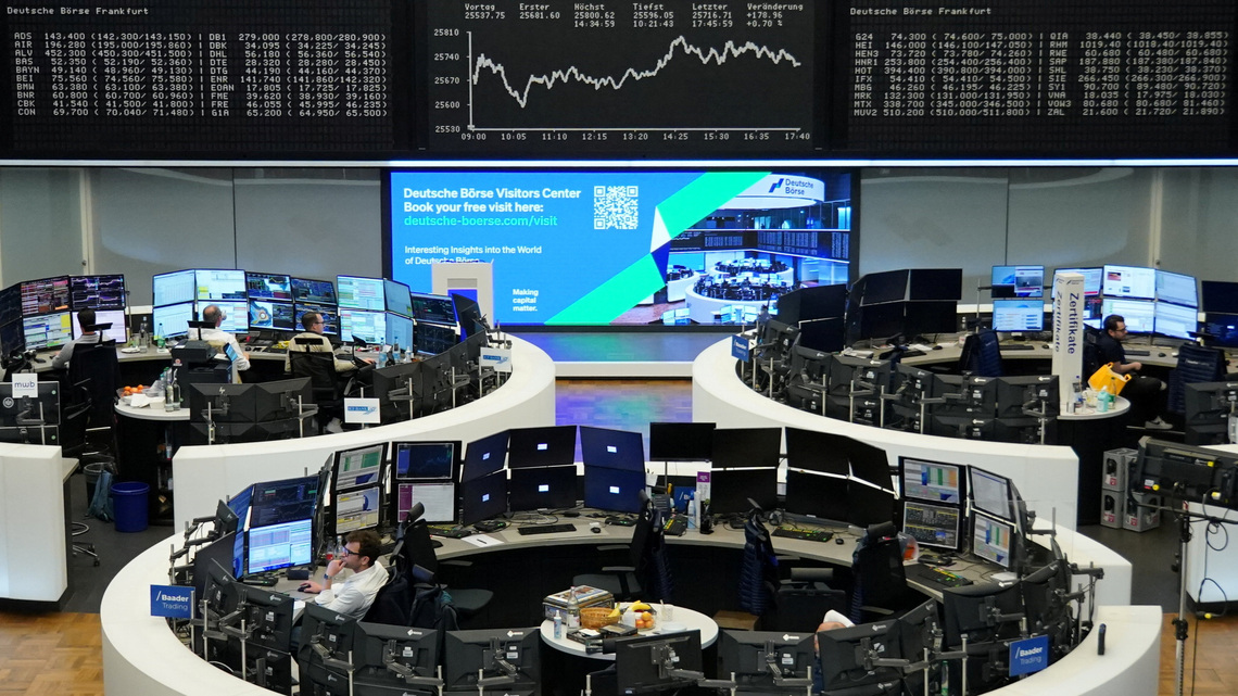 Europe's STOXX 600 gains as tech rallies, oil retreat eases nerves