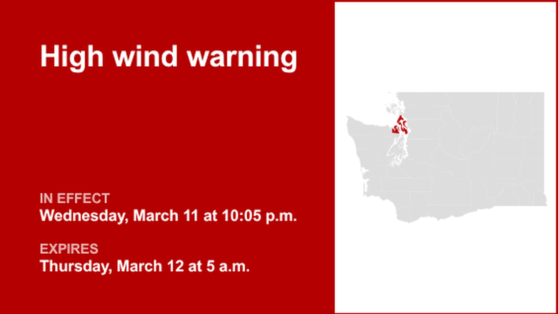 High wind warning active for Port Townsend area and Island County until early Thursday morning 