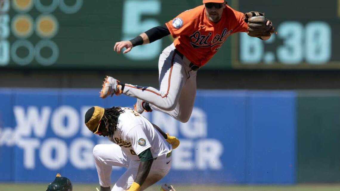 Gunnar Henderson homers twice as Orioles sweep Athletics