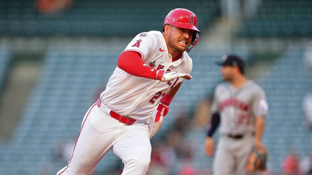  Trout's sprint speed still ranks in the 87th percentile of the lead despite him being a month away from turning 35. | IMAGN IMAGES via Reuters Connect 