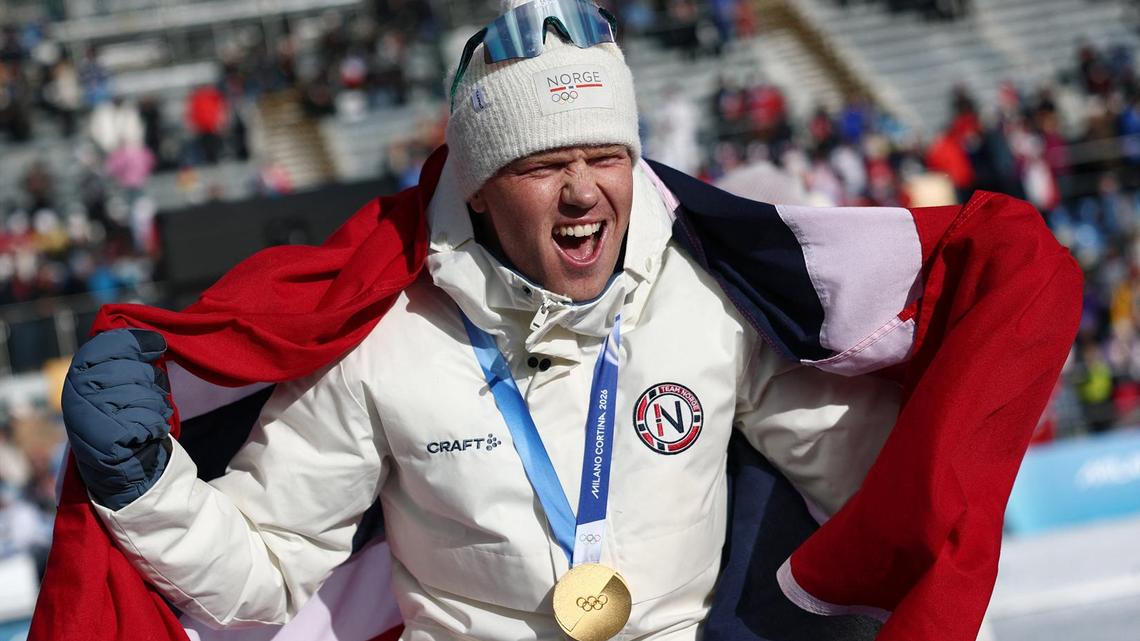 Biathlon win gives Norway Olympic-record 17 gold medals