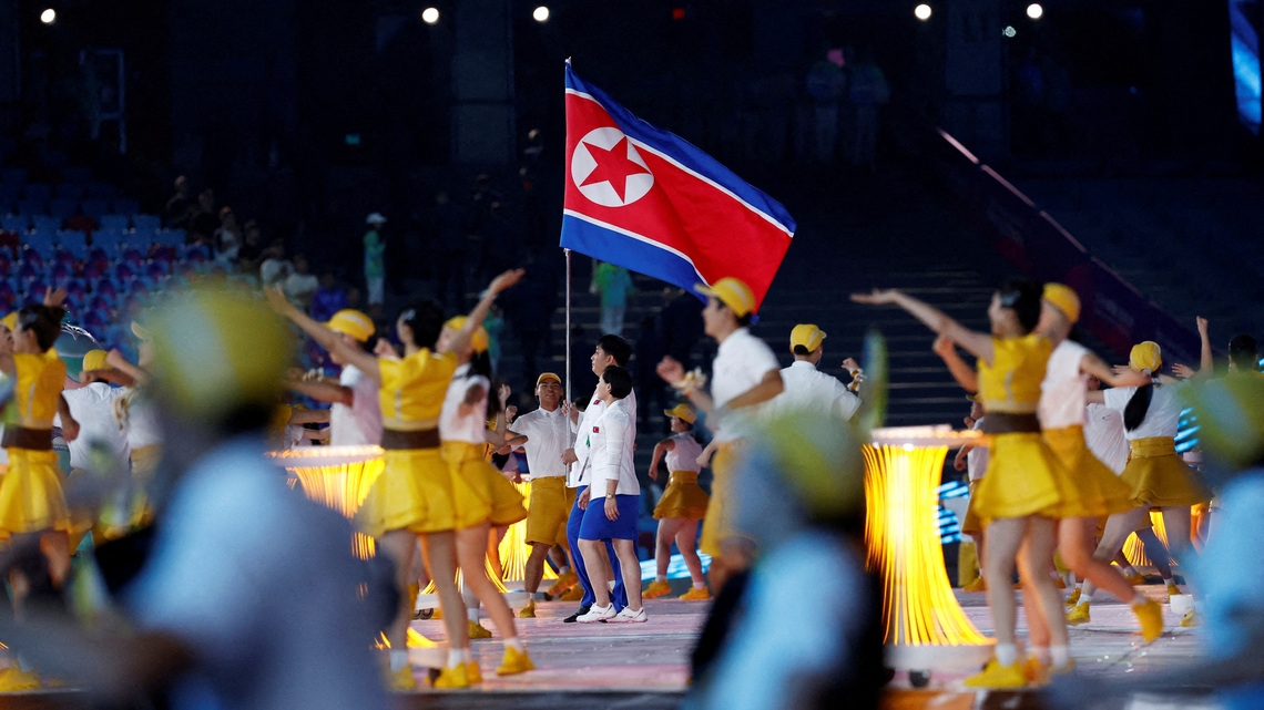 Games-North Korea to send around 100 athletes to Asian Games in Japan 