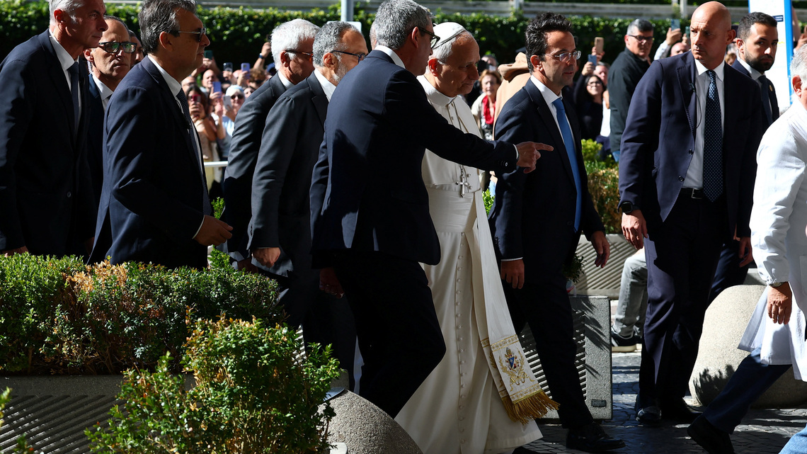Pope Leo back on his feet after shock cancer diagnosis