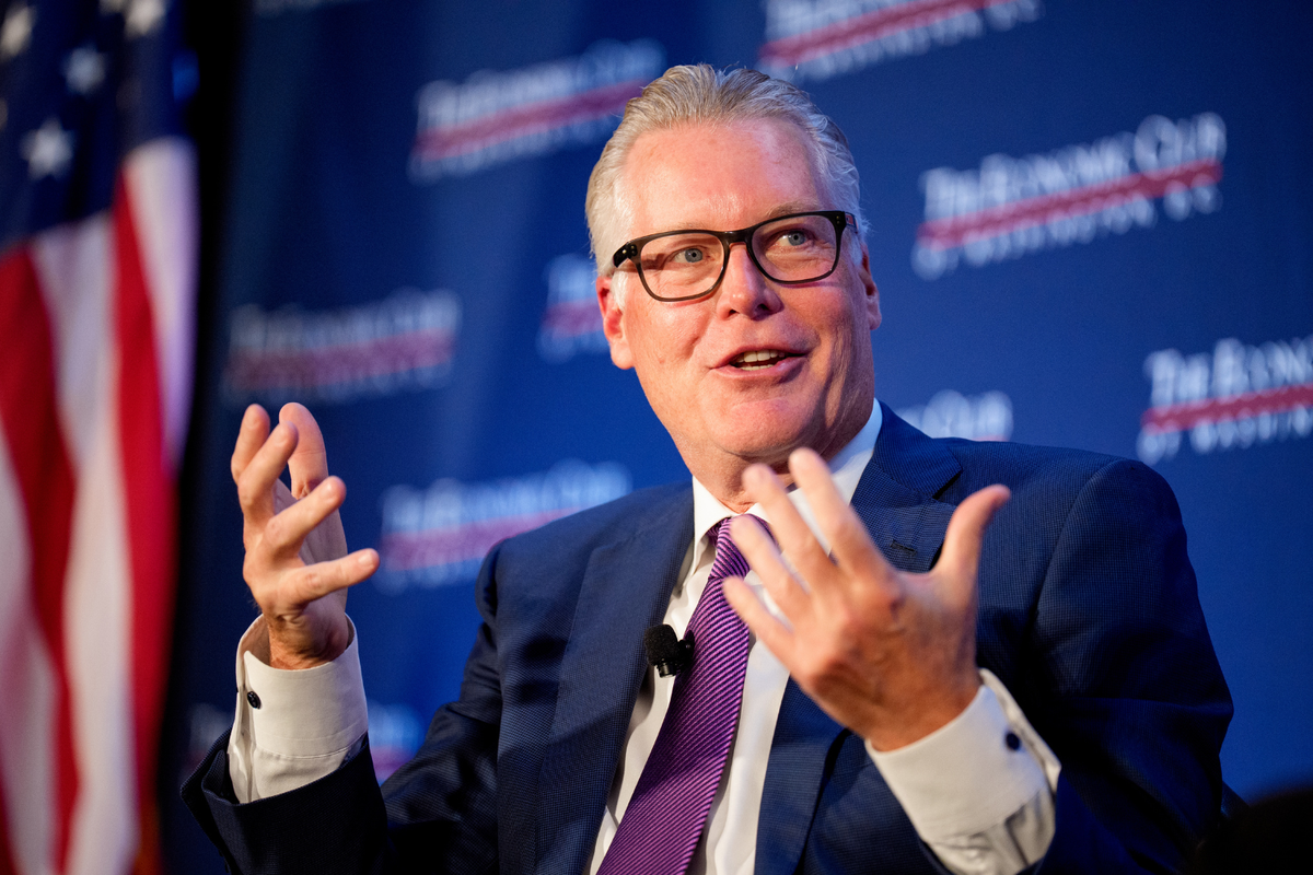  Delta CEO Ed Bastian speaks at the Economic Club of Washington at the JW Marriott on September 10, 2025 in Washington, DC. 