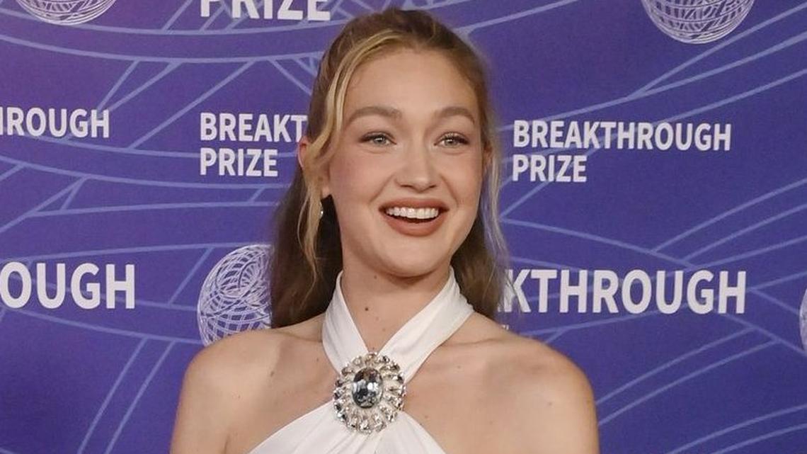 Gigi Hadid attends the 12th Breakthrough Prize ceremony at the Barker Hangar in Santa Monica, Calif., on April 18. The model turns 31 on April 23. Photo by Jim Ruymen/UPI