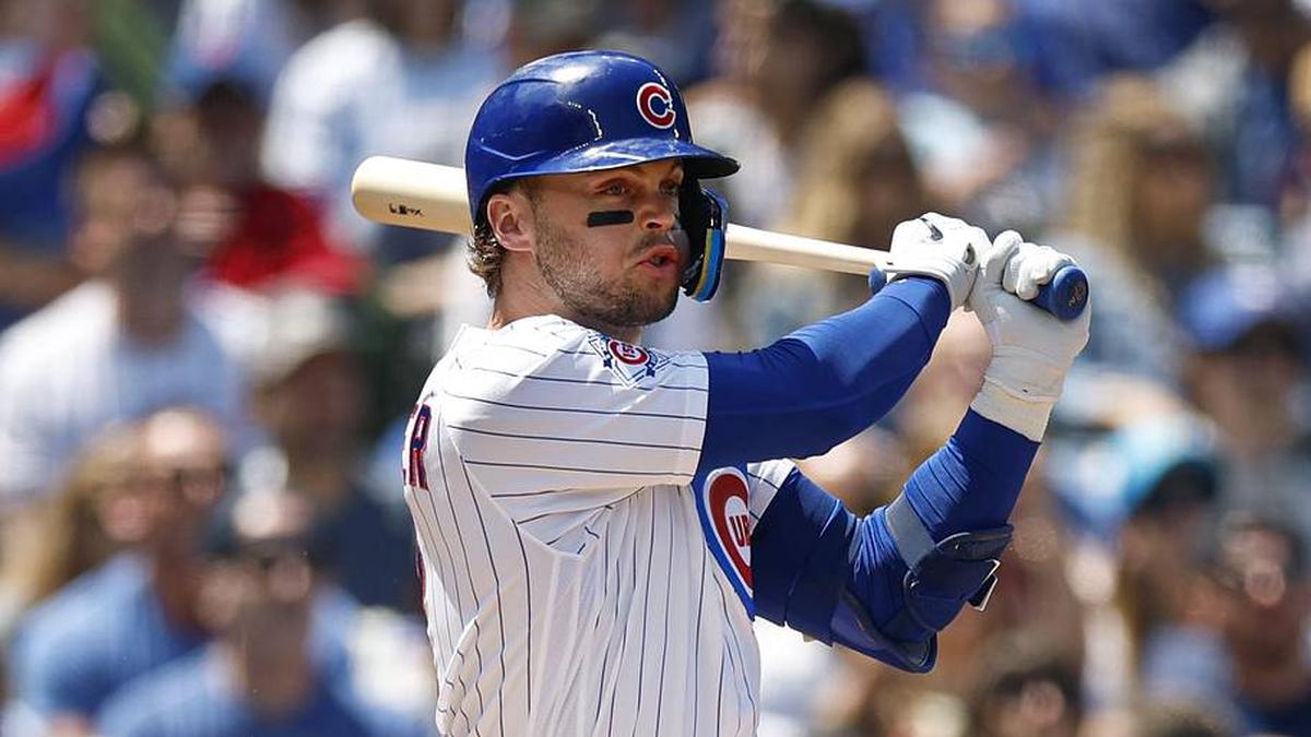  Nico Hoerner leads all NL second basemen with 14 doubles. | Kamil Krzaczynski-Imagn Images 