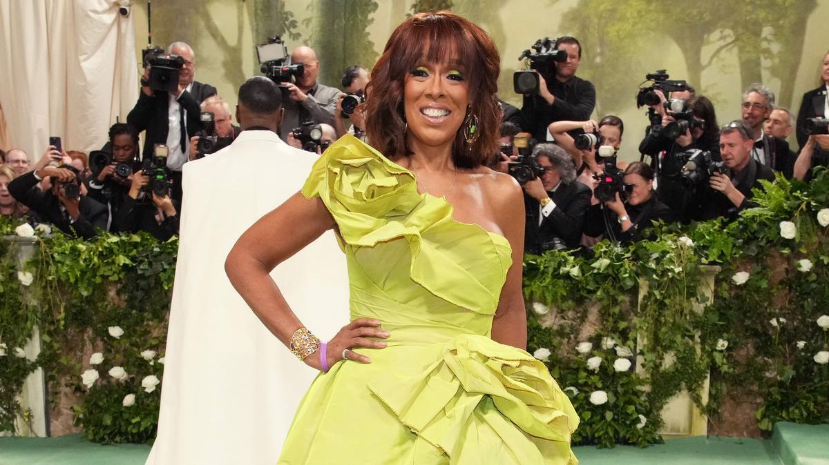 NEW YORK, NEW YORK - MAY 06: Gayle King attends the 2024 Met Gala Celebrating “Sleeping Beauties: Reawakening Fashion” at The Metropolitan Museum of Art on May 06, 2024 in New York City. (Photo by Jeff Kravitz/FilmMagic)