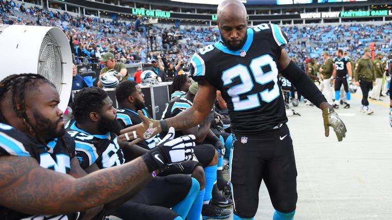 Panthers add longtime S Mike Adams to coaching staff