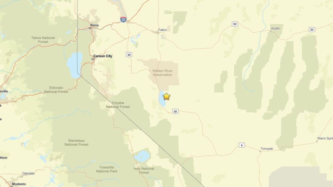 Update: Seismic activity on Oct. 2 - 2.3 magnitude earthquake near Walker Lake, NV reported 