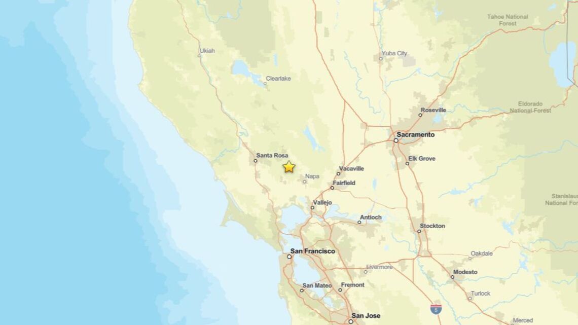 Seismic activity on Sept. 29: Earthquake near Yountville, CA recorded - magnitude 2.6 