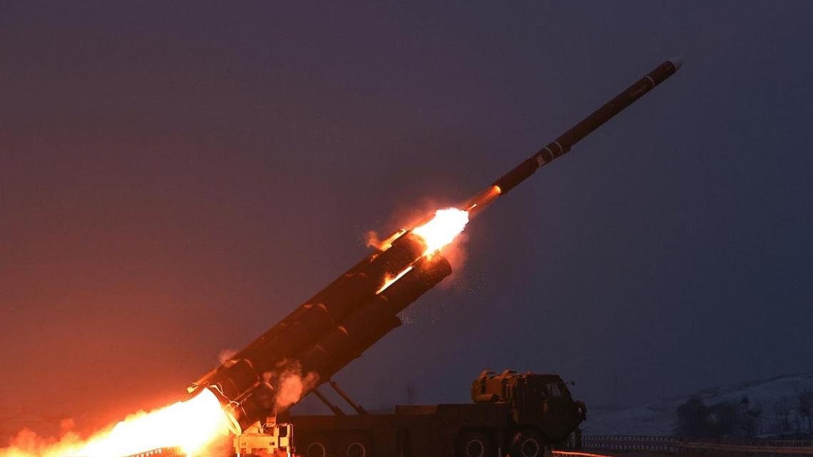 N. Korea launches series of missiles in show of force