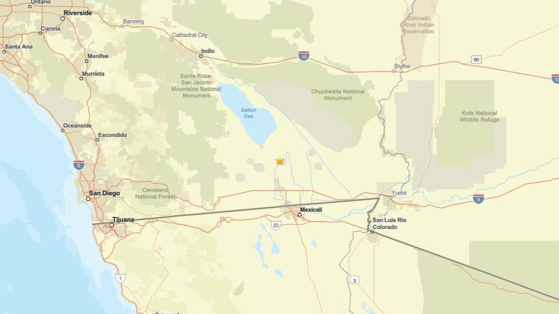 Update: 2.2 magnitude earthquake registered near Brawley, CA on May 13 