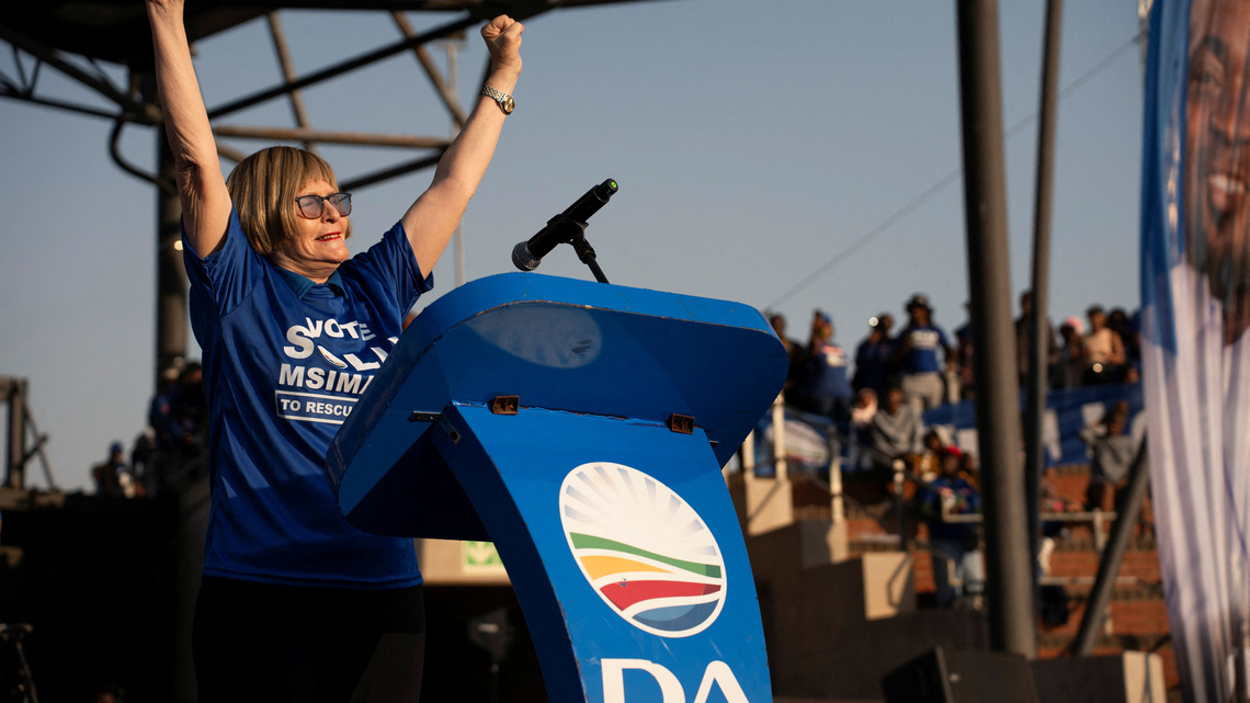Veteran white politician nicknamed 'grandmother' shakes up Johannesburg mayor race 