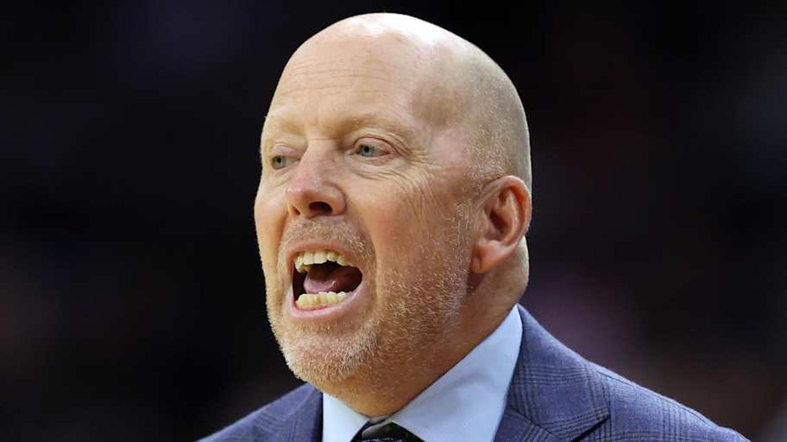  Mar 22, 2026; Philadelphia, PA, USA; UCLA Bruins head coach Mick Cronin reacts in the first half during a second round game of the men's 2026 NCAA Tournament at Xfinity Mobile Arena. Mandatory Credit: Bill Streicher-Imagn Images | Bill Streicher-Imagn Images 
