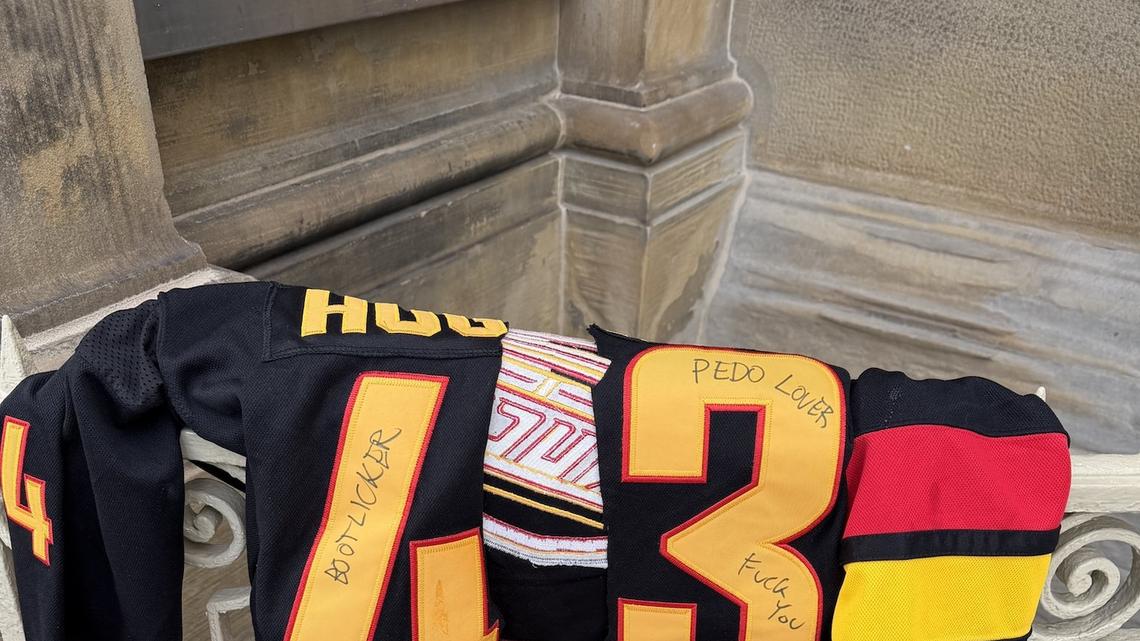 Defaced Quinn Hughes Jersey Left at Hockey Hall of Fame Amid Controversy 