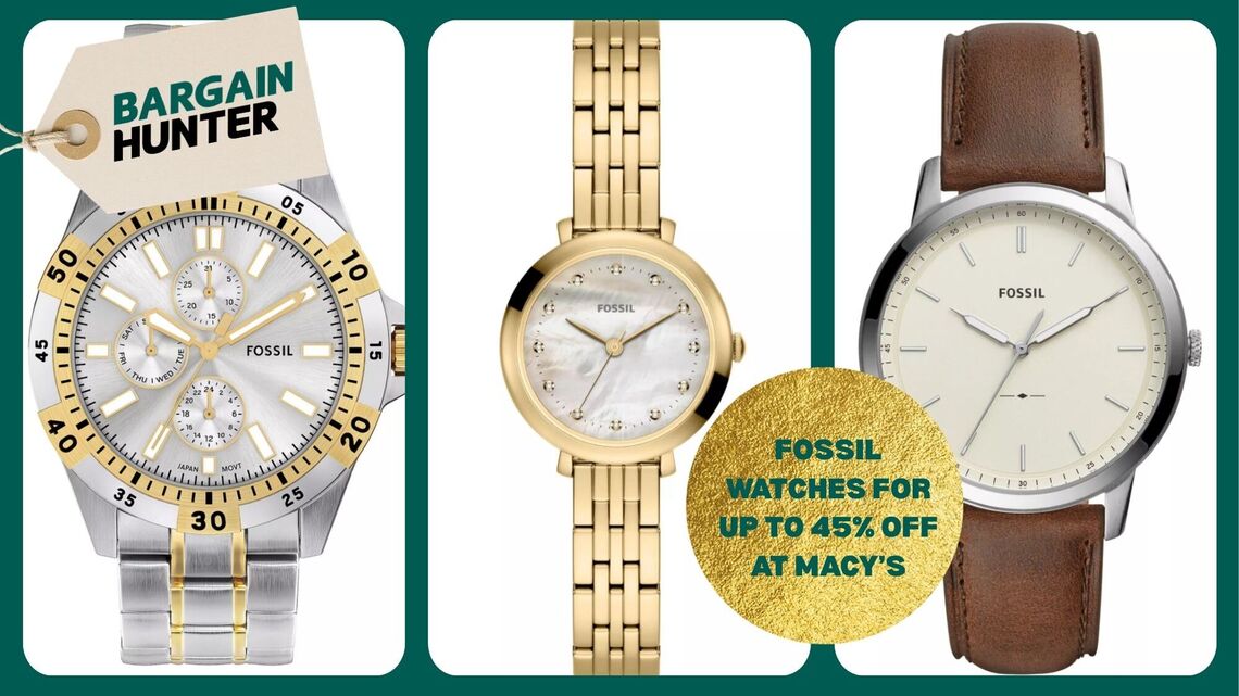 Snag These Fossil Watches for Up to 45% Off During Macy's Semi Annual Jewelry Sale 