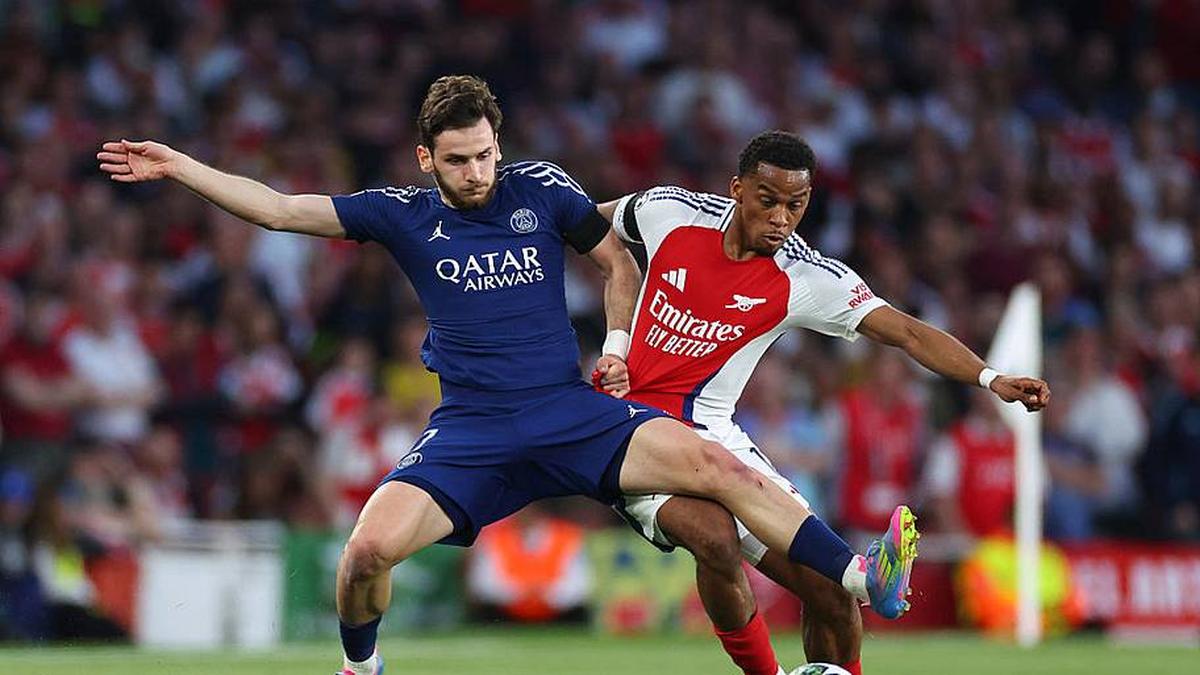  A hard-fought contest at the Emirates. | Marc Atkins/Getty Images 