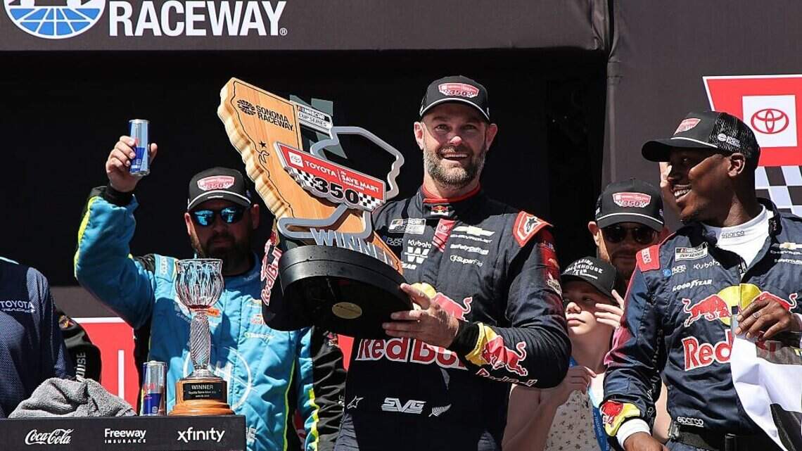 Shane van Gisbergen nabs final road-course trophy of '26 at Sonoma 