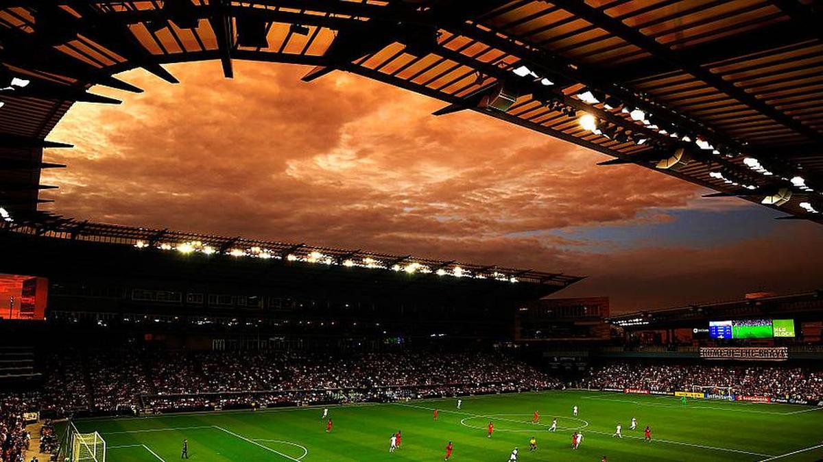  Thousands of fans can gather at Sporting Park to experience the World Cup. | Jamie Squire/Getty Images 