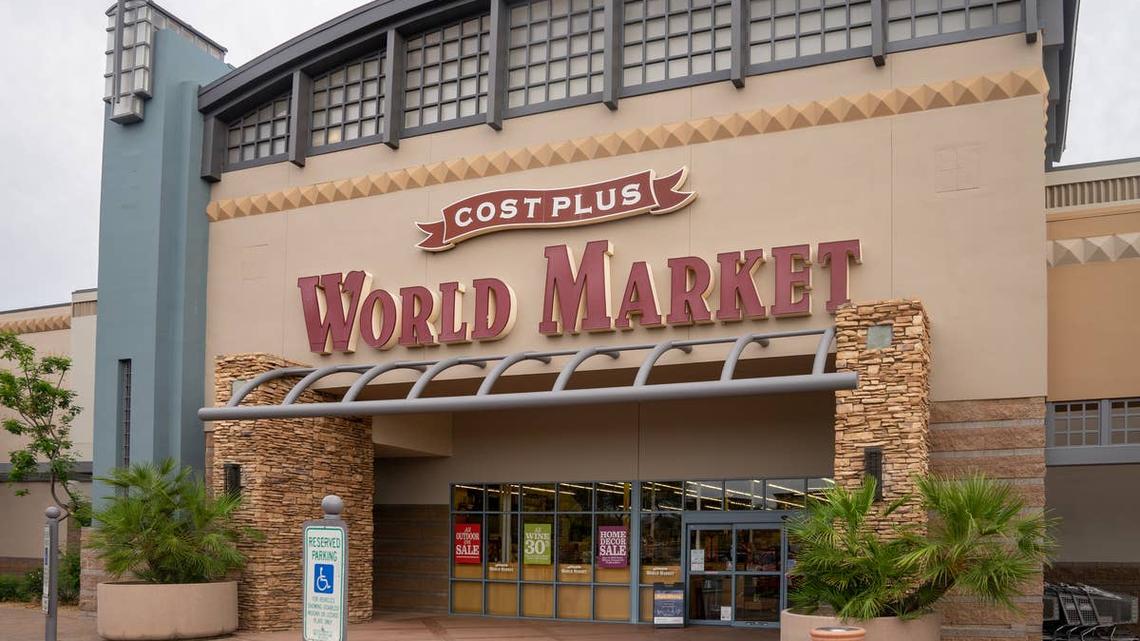 World Market's Antique-Style Marble Side Table Is Overflowing With Rustic Charm 