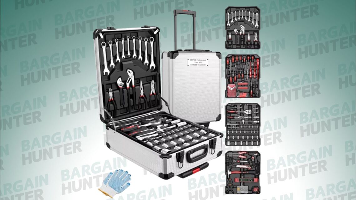 This 399-Piece Rolling Tool Set Is Currently on Sale for Over 60% Off at Macy's 
