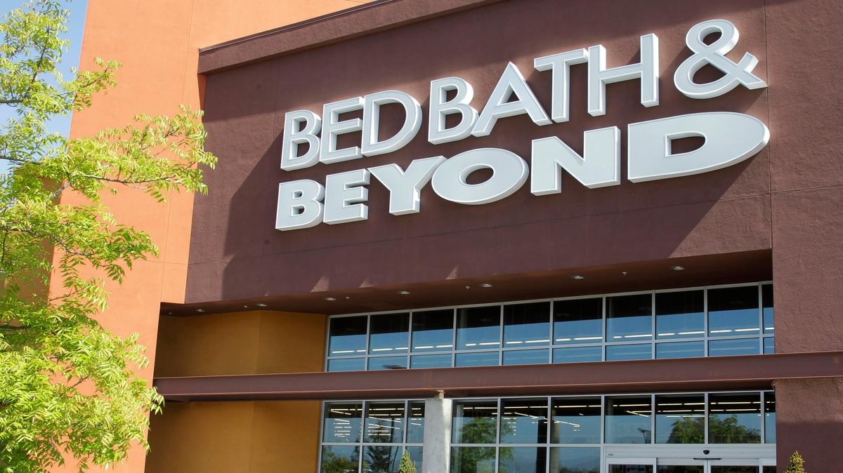 A Bed Bath & Beyond customer enters a store in Mountain View, Calif., Wednesday, May 9, 2012. Bed Bath & Beyond has filed for bankruptcy protection, but the company says its stores and websites will remain open and continue serving customers. 