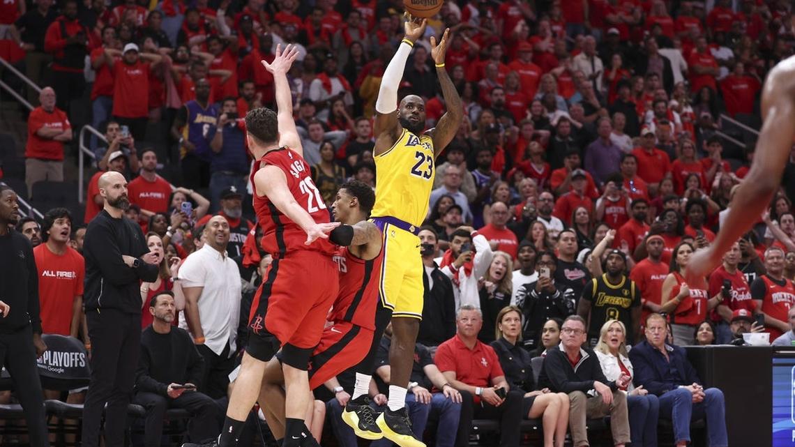 NBA roundup: Lakers rally for OT win, 3-0 lead on Rockets 
