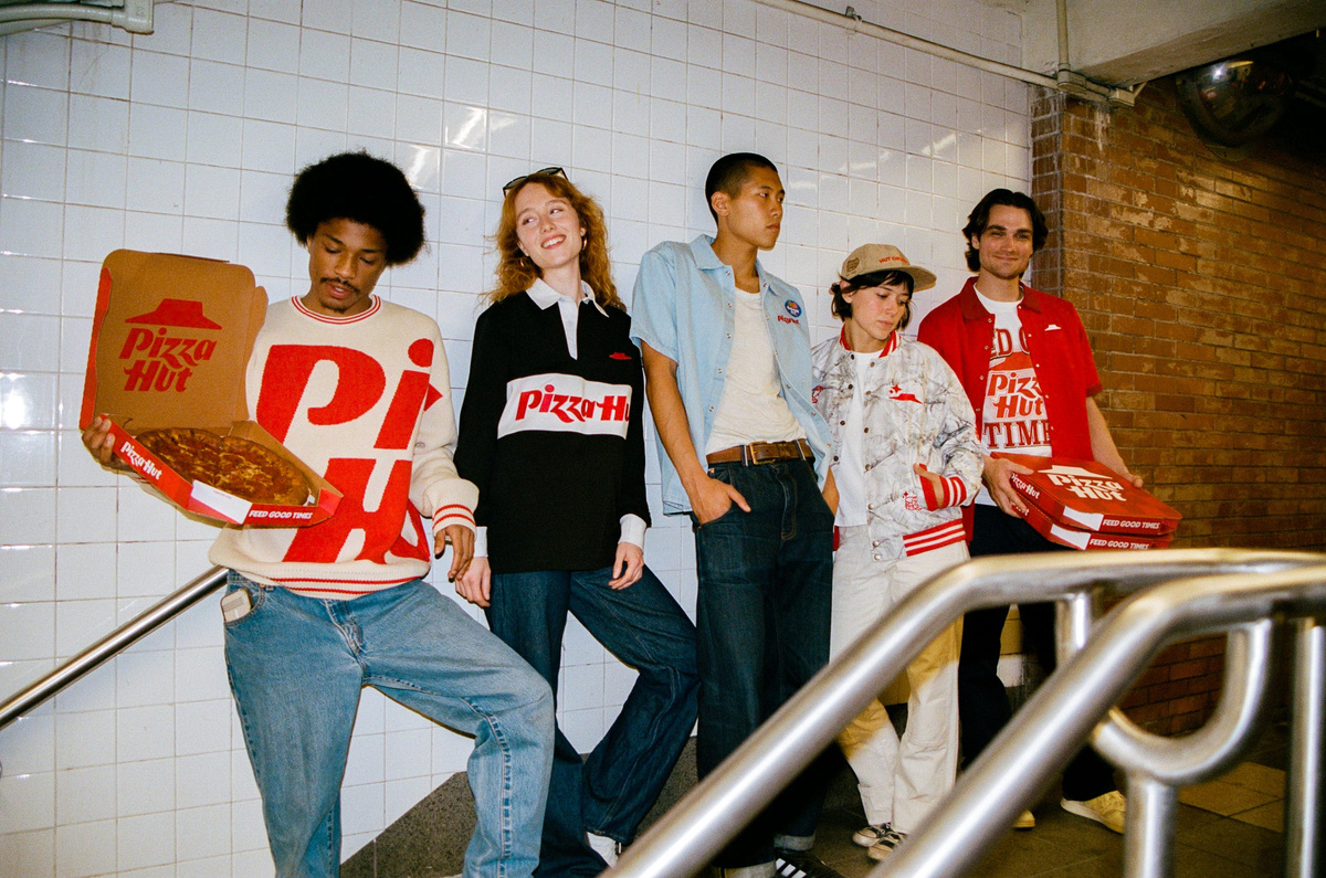 Pizza Hut has collaborated with Dinner Service NY on a new merch collection.