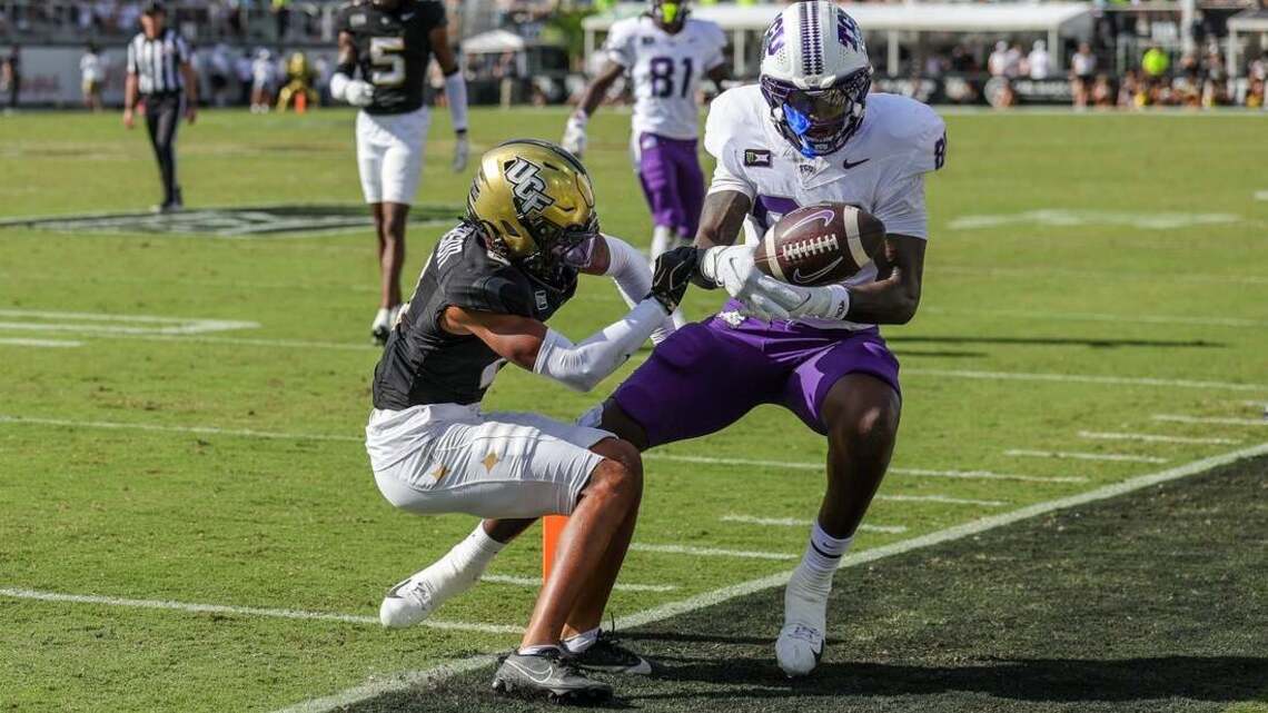 UCF bests mistake-prone TCU in teams' Big 12 opener 