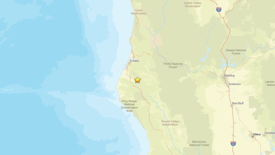 Update: 2.6 magnitude earthquake recorded close to Hydesville, CA on Sept. 14 