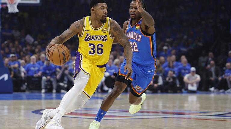 Lakers put up good fight but Thunder prove too much, take Game 1 