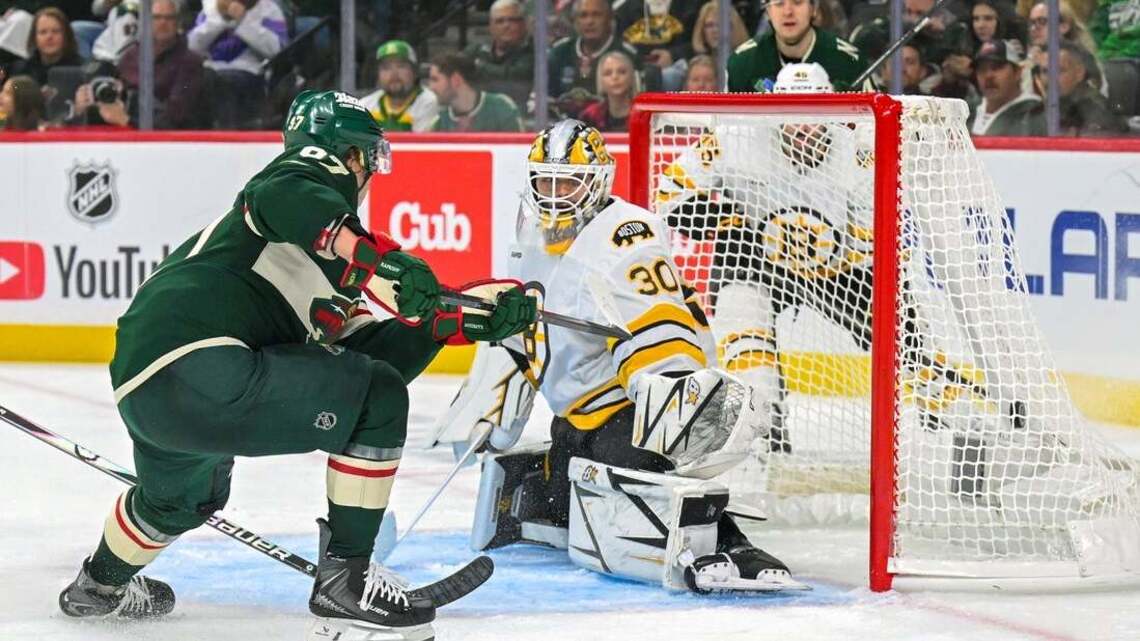 Kirill Kaprizov, Wild overcome slow start to blow past Bruins 