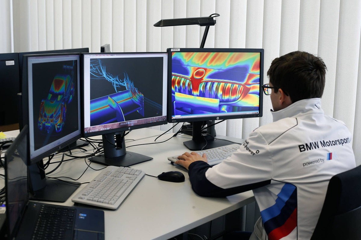  BMW Motorsport, Computational Fluid Dynamics (CFD) simulation