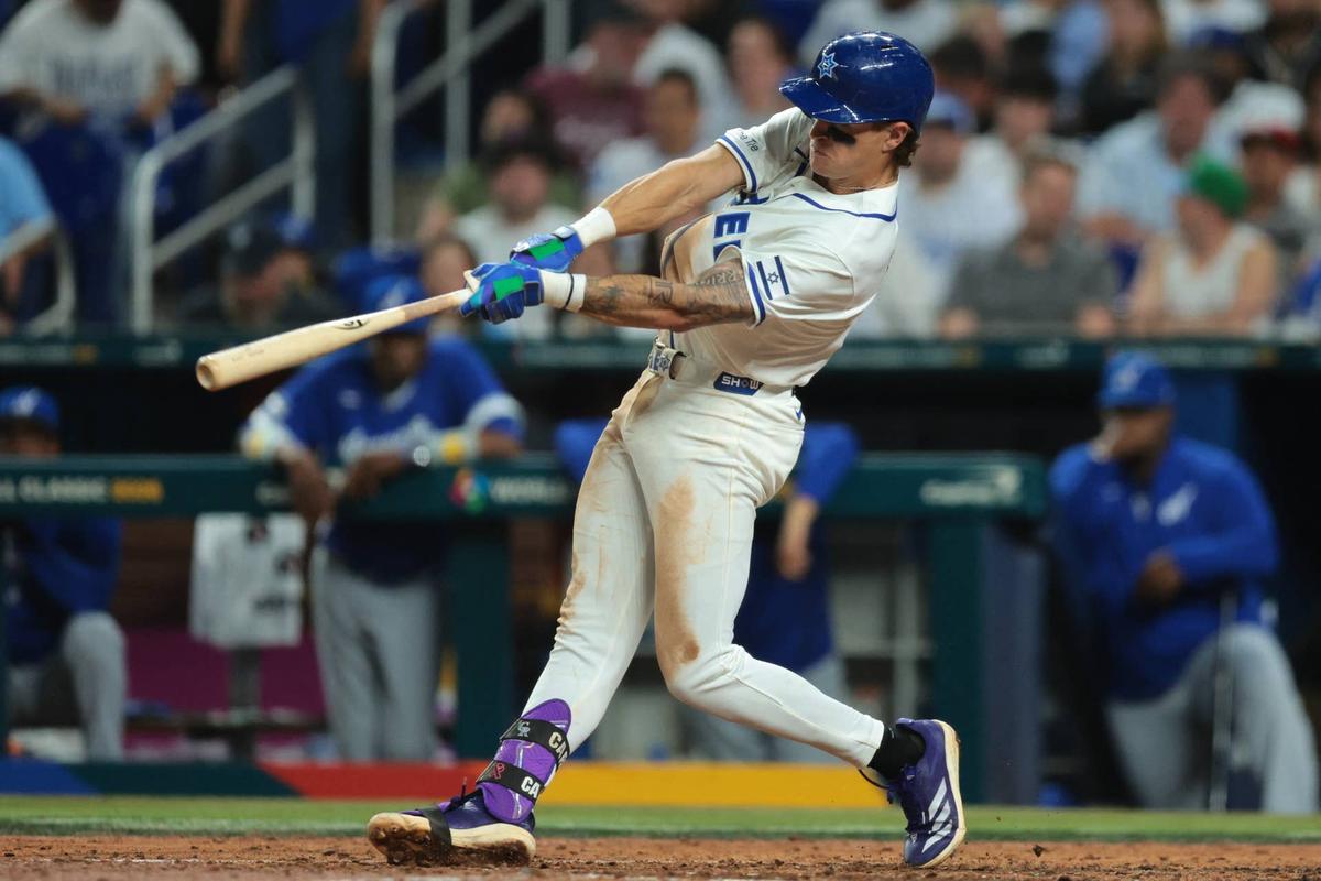  Cole Carrigg's plate discipline and switch-hitting profile continue strengthening his major-league case.