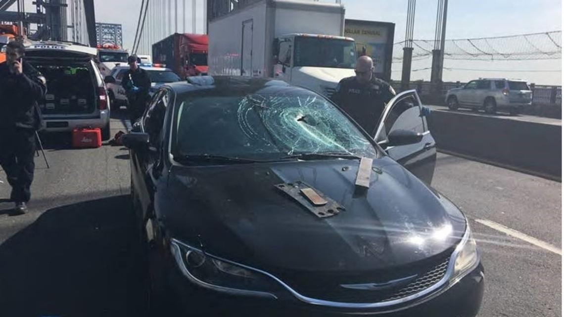 Motorist struck by metal on George Washington Bridge awarded $10.5M