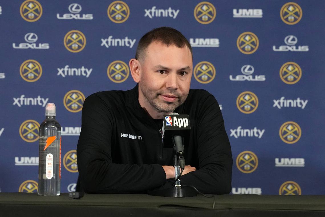  Denver Nuggets head coach David Adelman © Kirby Lee-Imagn Images