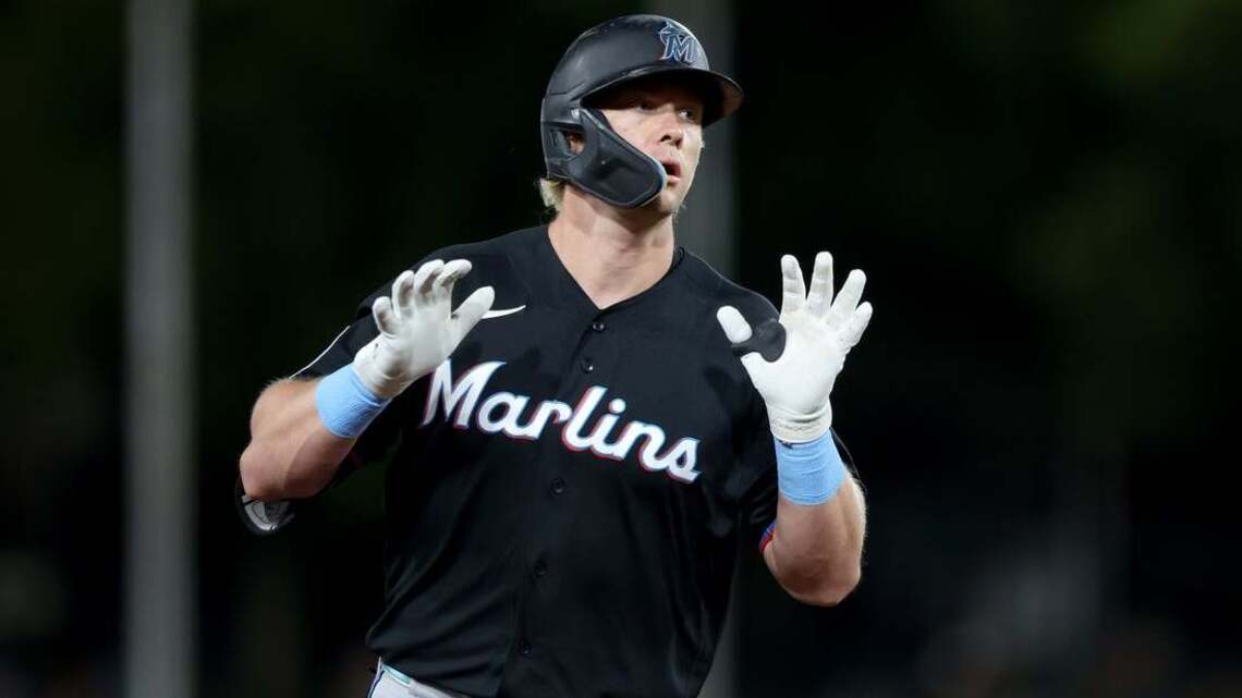 Marlins score early, often in rout of A’s