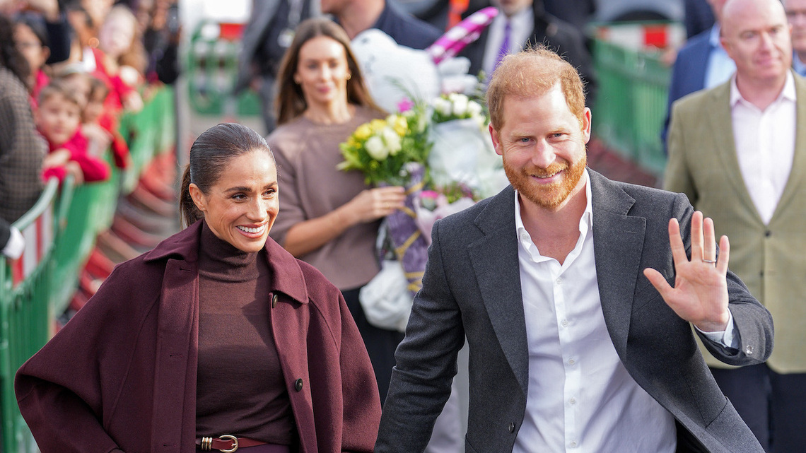 Prince Harry and Meghan Markle Hold Hands During 1st Engagement After Move 