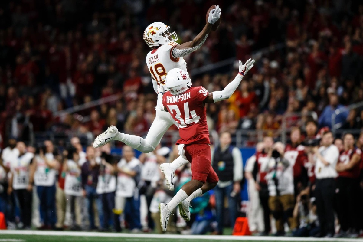  Hakeem Butler was a high-flying playmaker at Iowa State. (DesMoines)