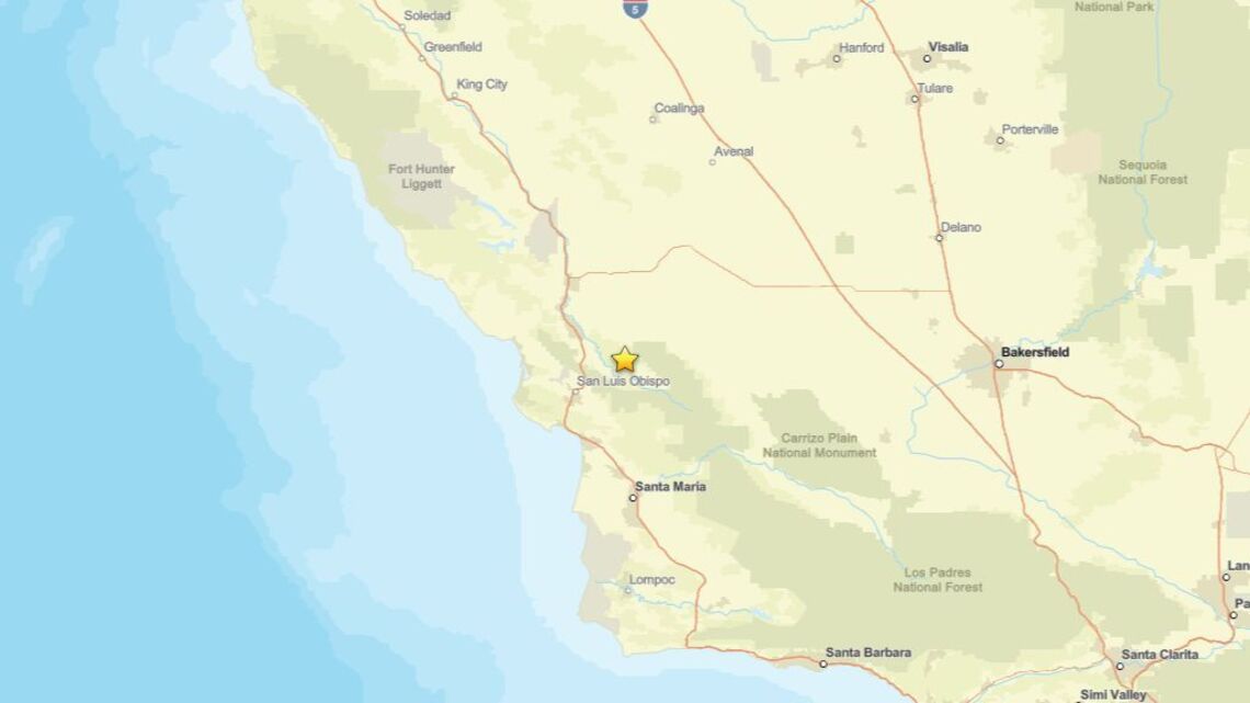 Earthquake measuring 2.4 shakes area near Santa Margarita, CA on Oct. 7 