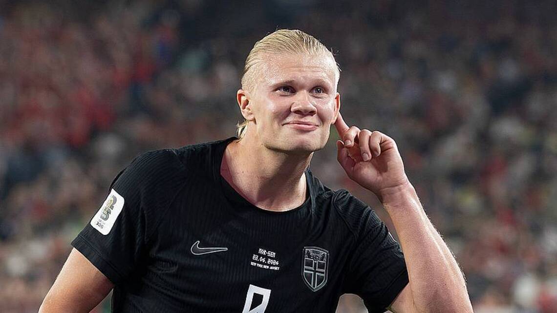 Norway’s Erling Haaland’s goals didn’t always involve soccer. Hear him rap