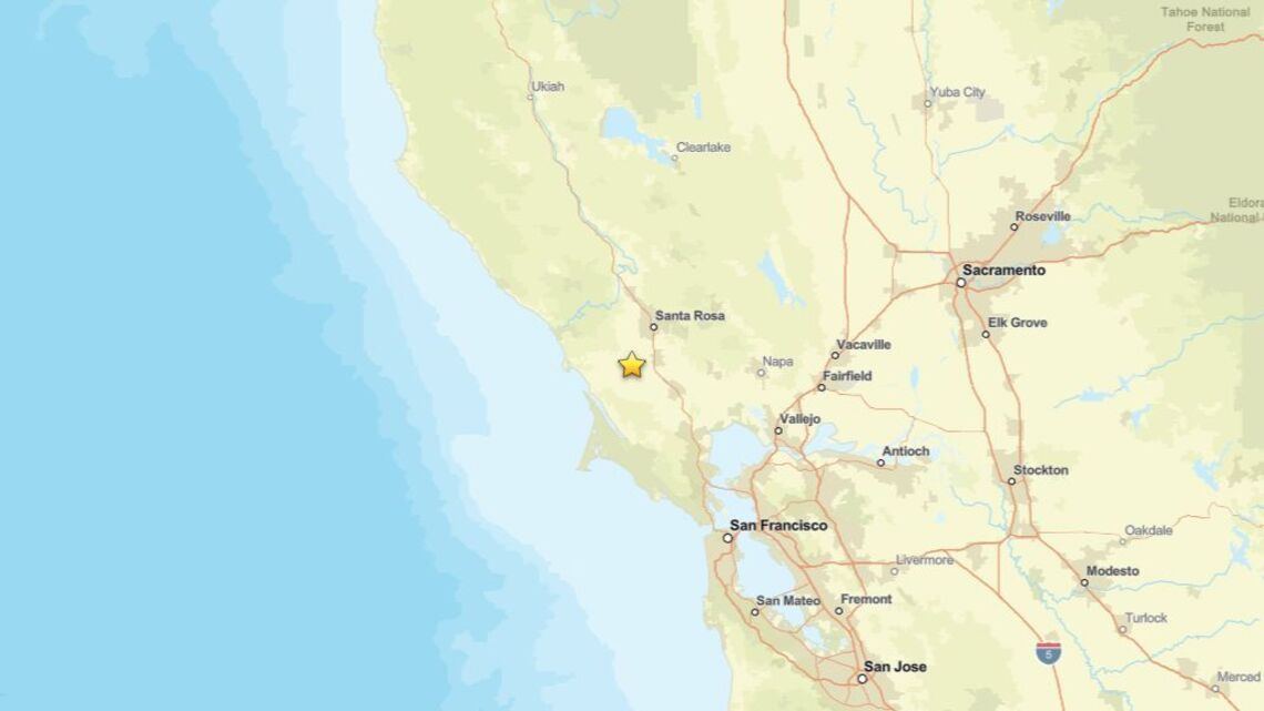 2.2 magnitude earthquake detected near Cotati, CA on Sept. 29